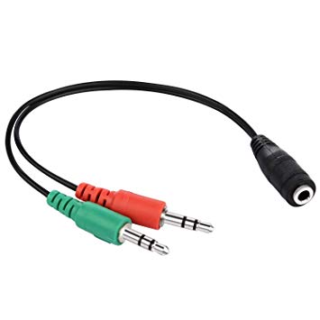 micro casque avec 2 fiches jack