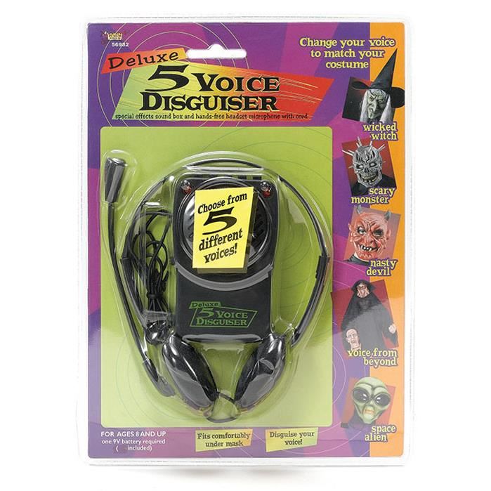 micro casque changeur de voix