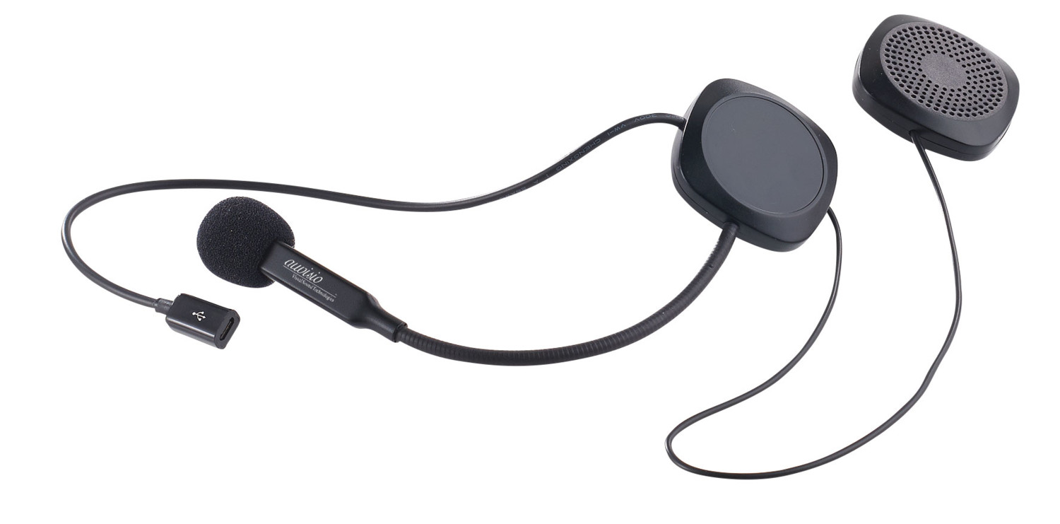 micro casque de moto