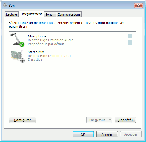 micro casque fonctionne pas windows 10