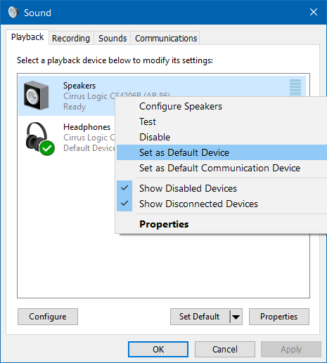 micro casque fonctionne pas windows 10