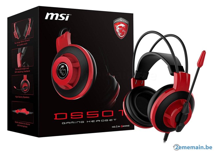micro casque gaming msi ds501
