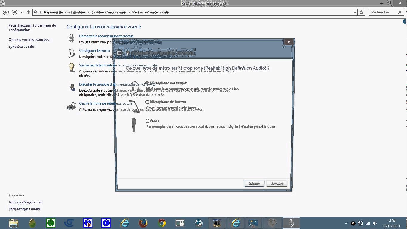 micro casque ne fonctionne pas windows 8