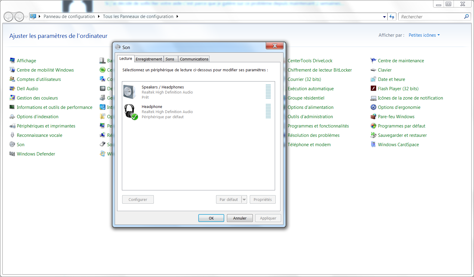 micro casque ne fonctionne pas windows 8