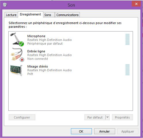 micro casque non reconnu windows 10
