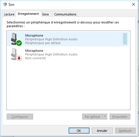 micro casque non reconnu windows 7