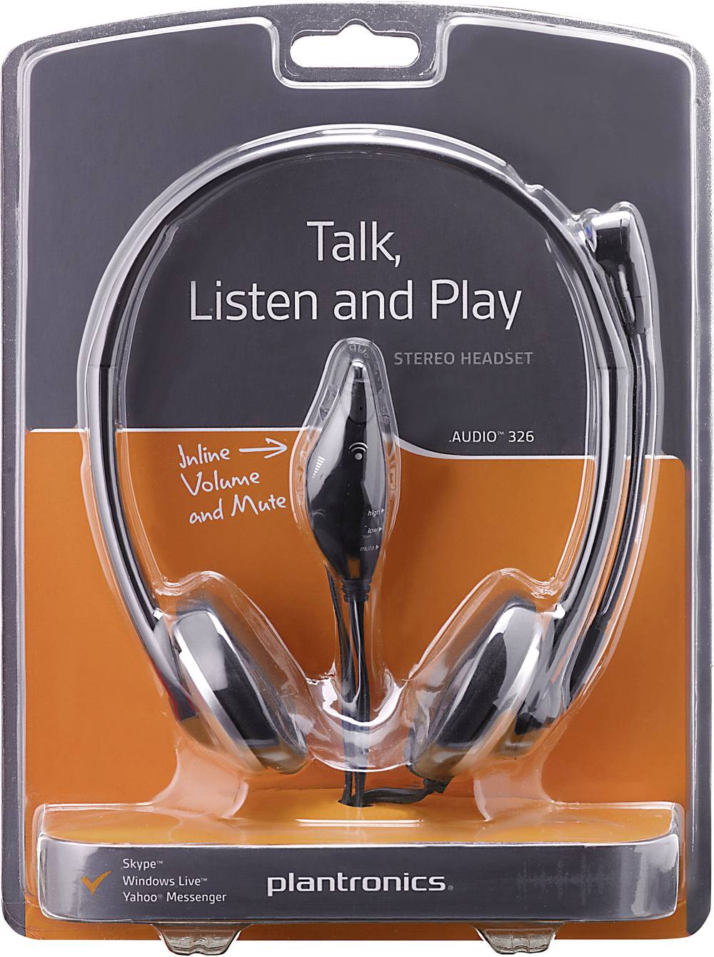micro casque plantronics audio 326