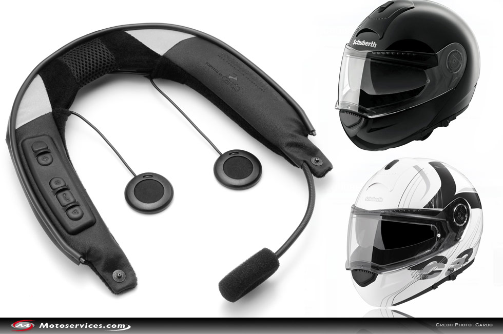 micro casque sans fil pour moto