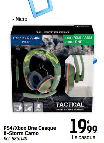 micro casque xbox one carrefour