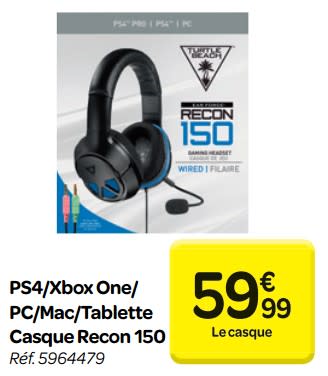 micro casque xbox one carrefour
