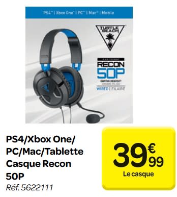 micro casque xbox one carrefour