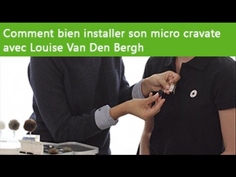 micro cravate installation