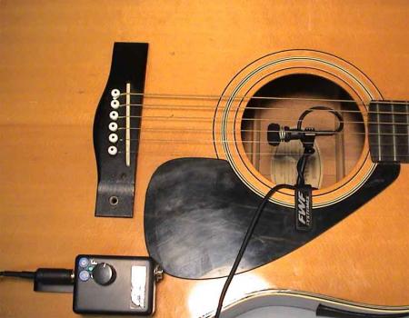 micro guitare acoustique nylon
