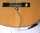 micro guitare acoustique piezo