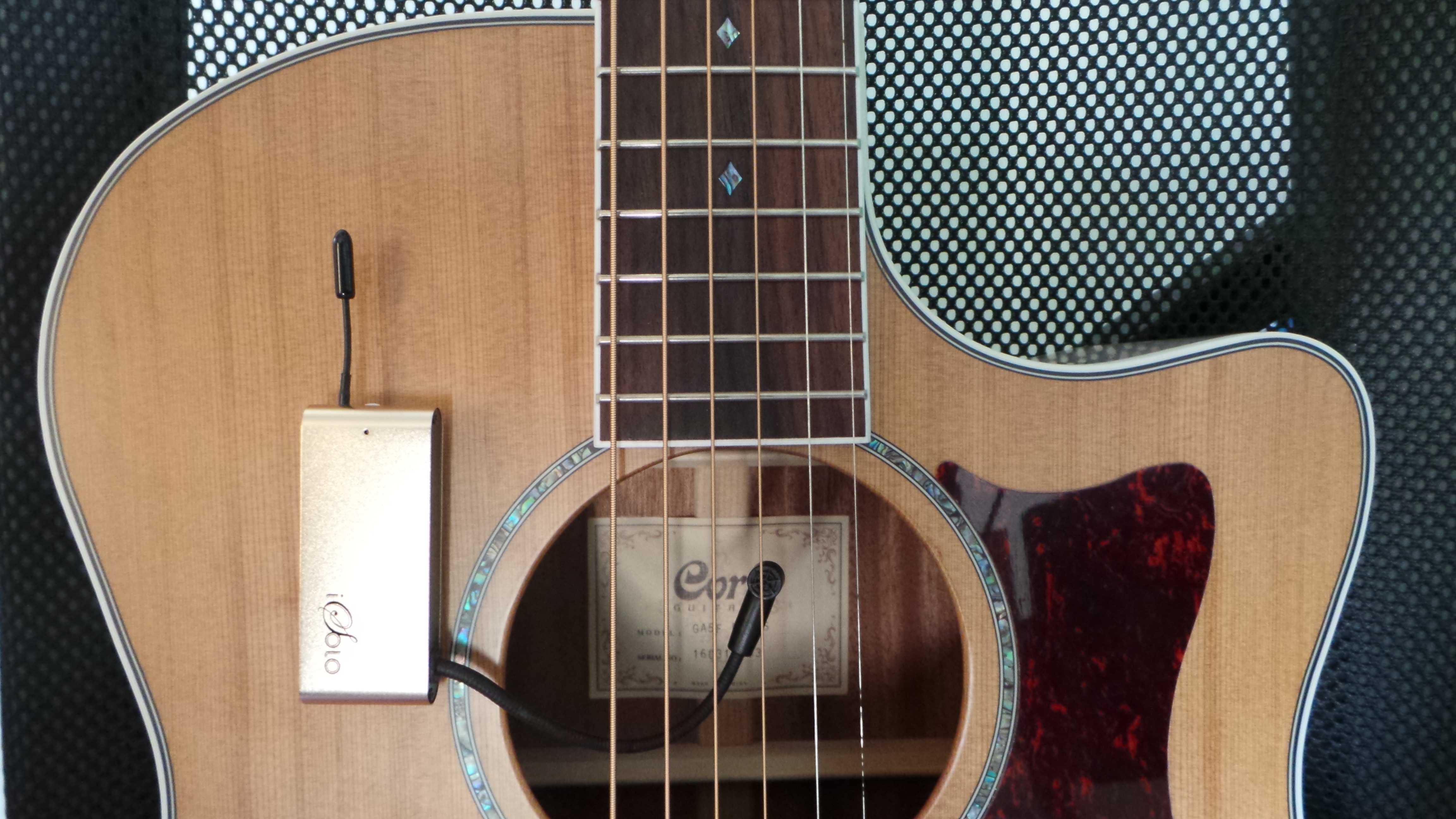 micro guitare acoustique sans fil