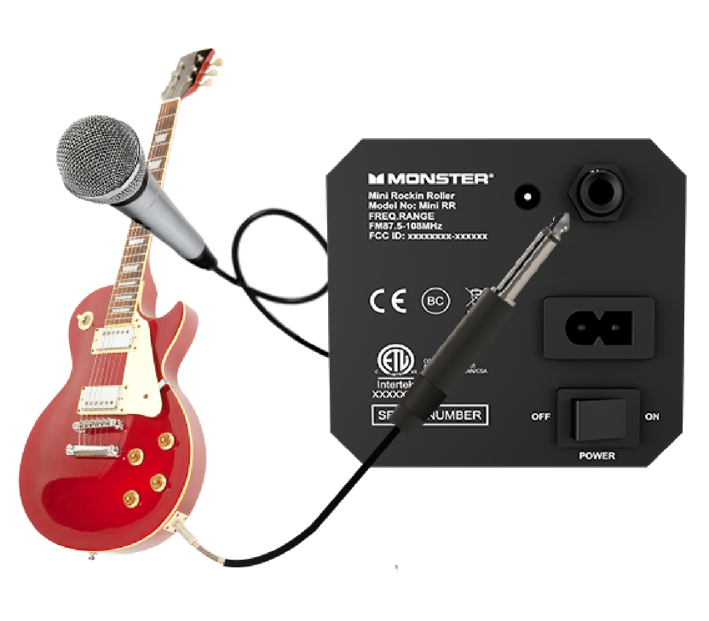 micro guitare bluetooth