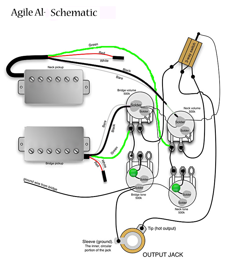 micro guitare cablage
