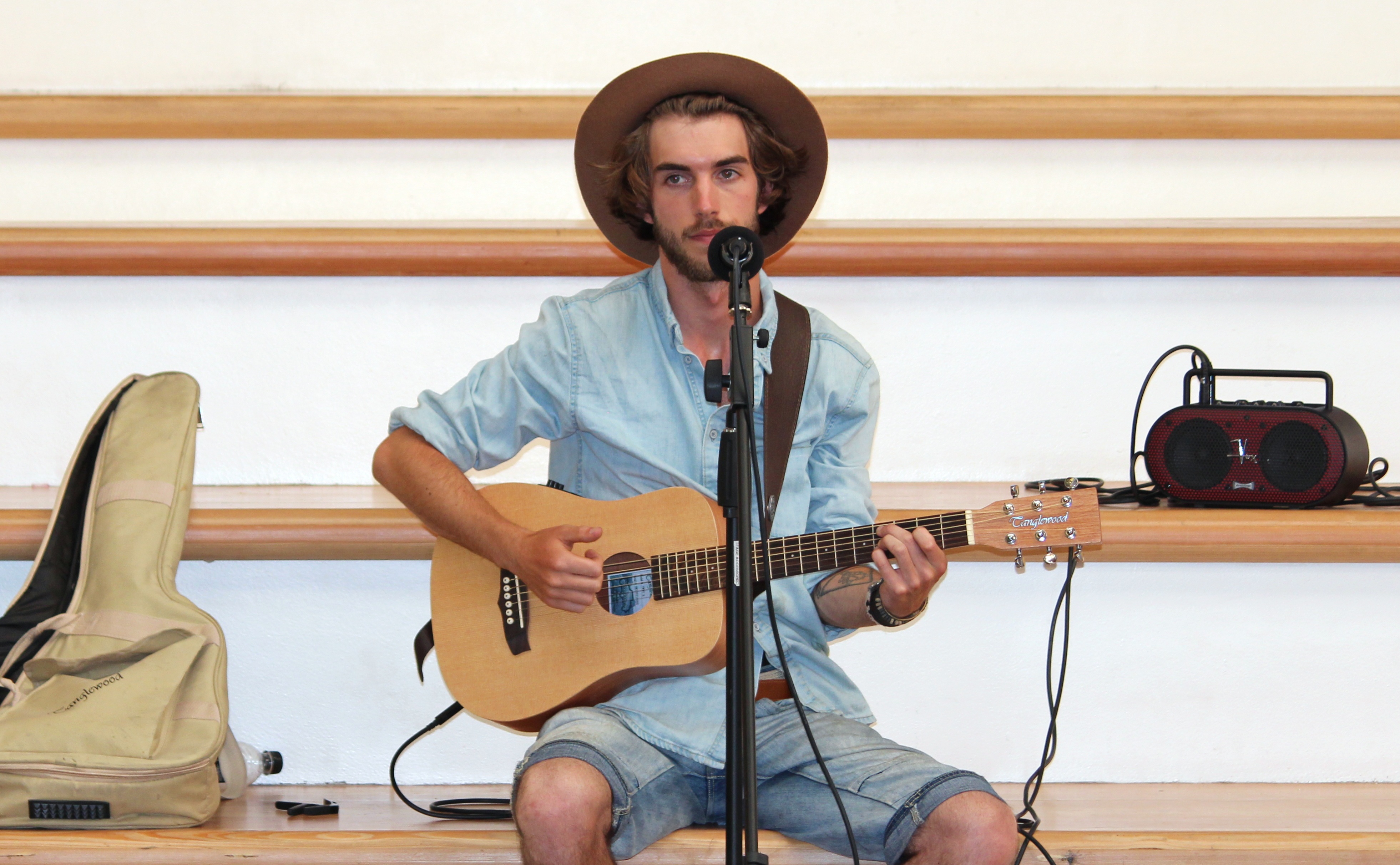 micro guitare chant