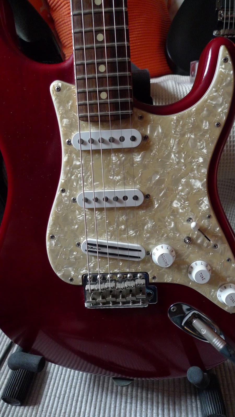 micro guitare double format simple