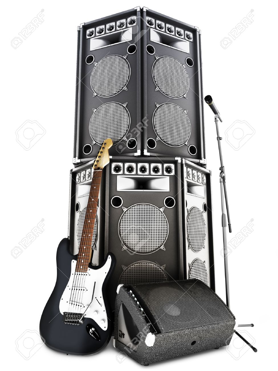 micro guitare heavy metal