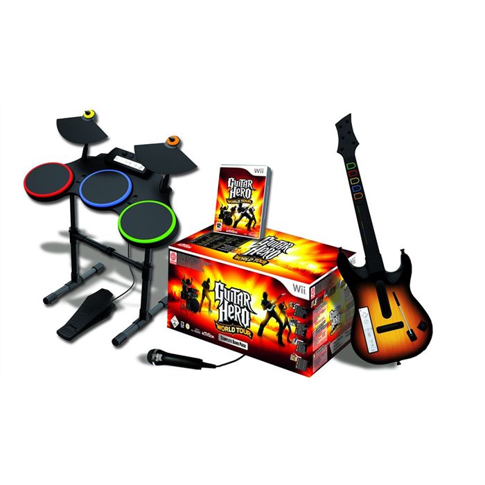 micro guitare hero wii