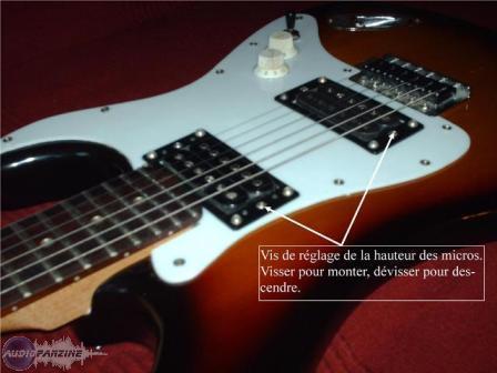 micro guitare qui sature