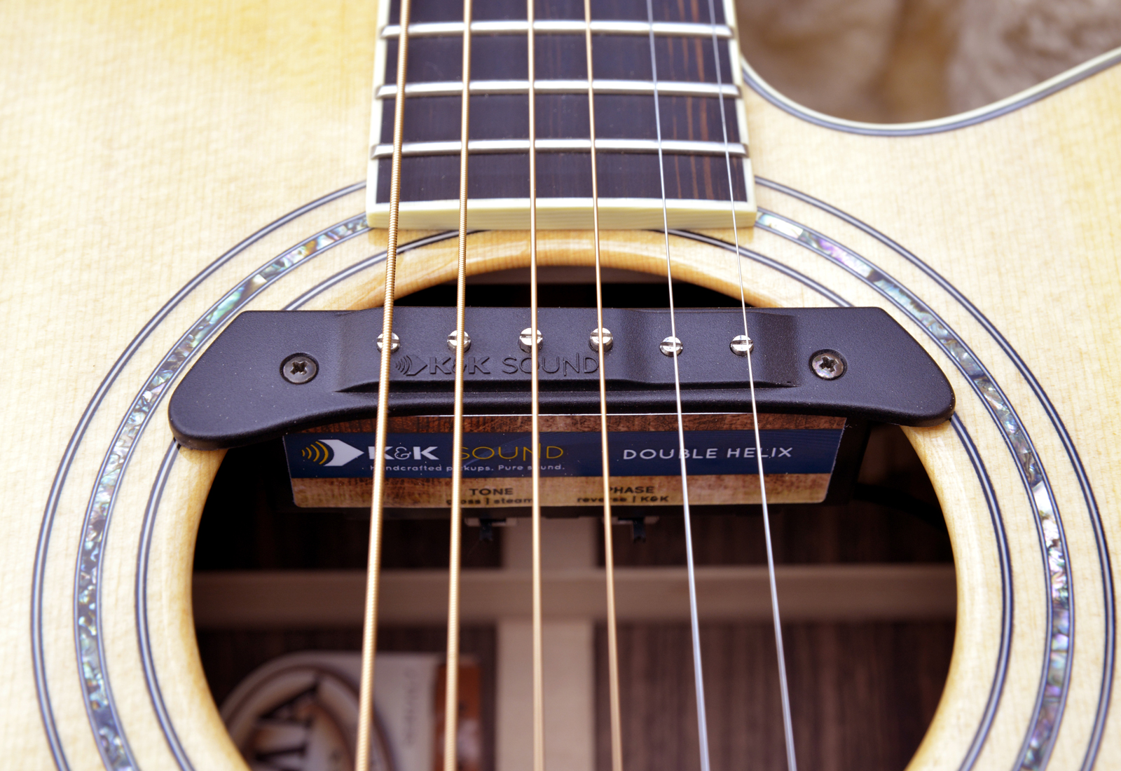 micro guitare rosace