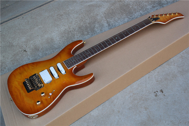 micro guitare rose