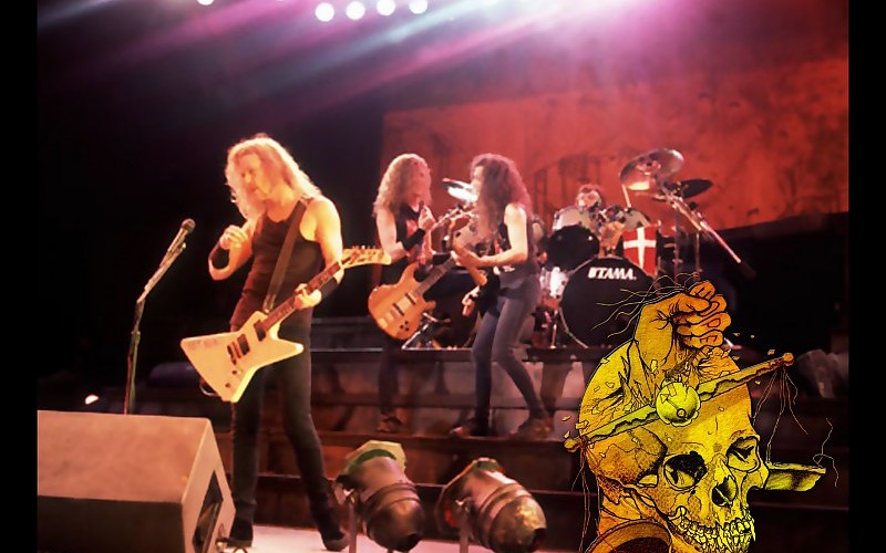 micro guitare thrash metal