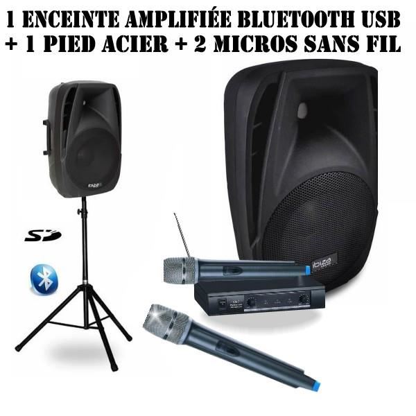 micro sans fil et enceinte bluetooth