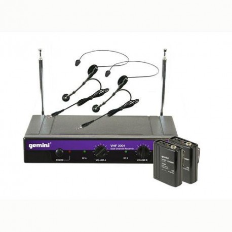 micro sans fil gemini vhf-2001 hl