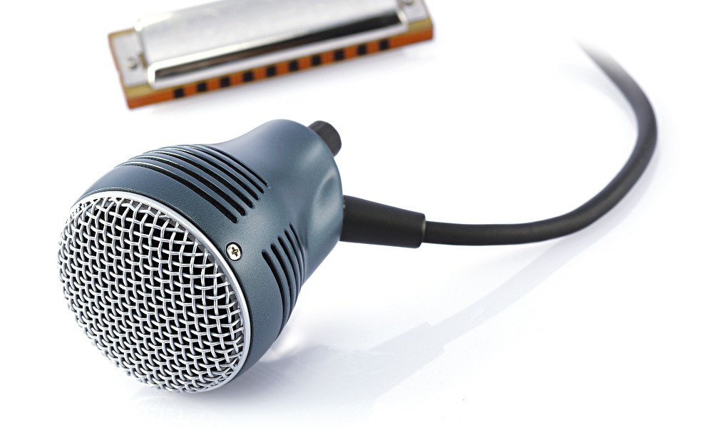 micro sans fil pour harmonica