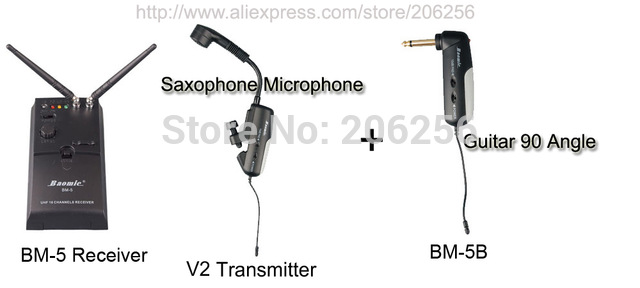 micro sans fil pour saxophone