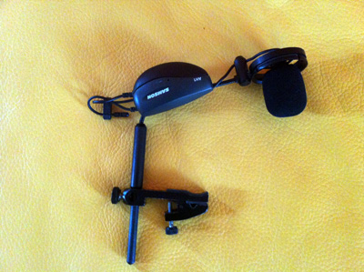 micro sans fil pour saxophone