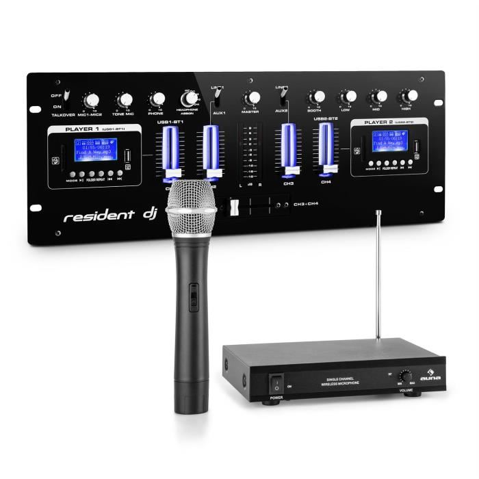micro sans fil table de mixage